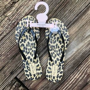*NEW* Kate Spade Flip Flops Leopard Size 5